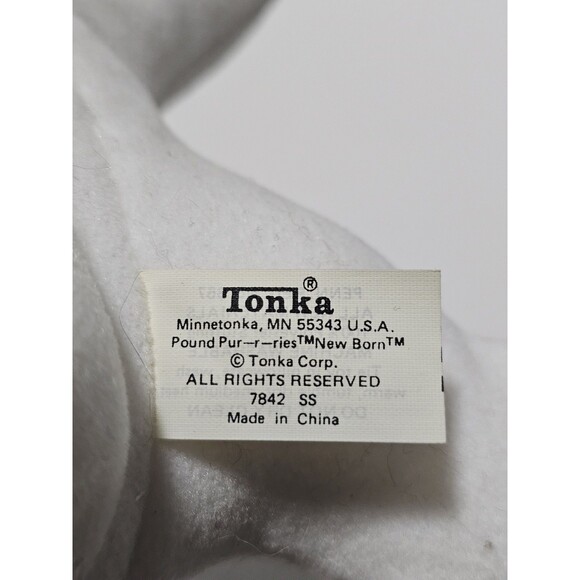 Vintage Tonka Pound Puppies Purries Purry Kitty Cat 7" Plush Stuffed Animal Toy - Picture 3 of 9